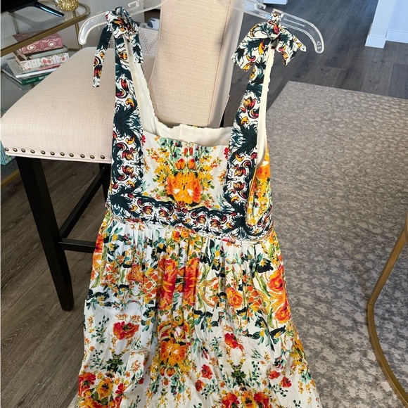 Antonio Melani Kelsey Poplin Floral Cotton Dress, Size 14 - Picture 7 of 9